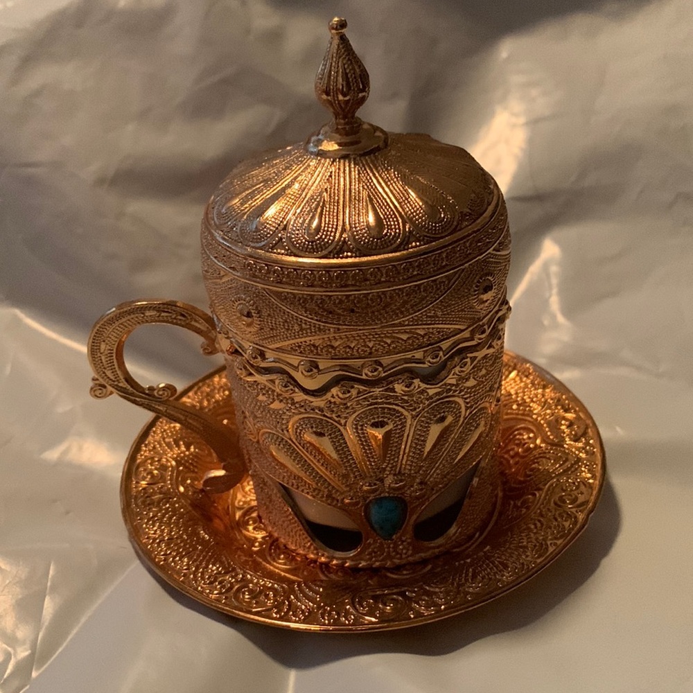 Gold Plated Coffee Pot